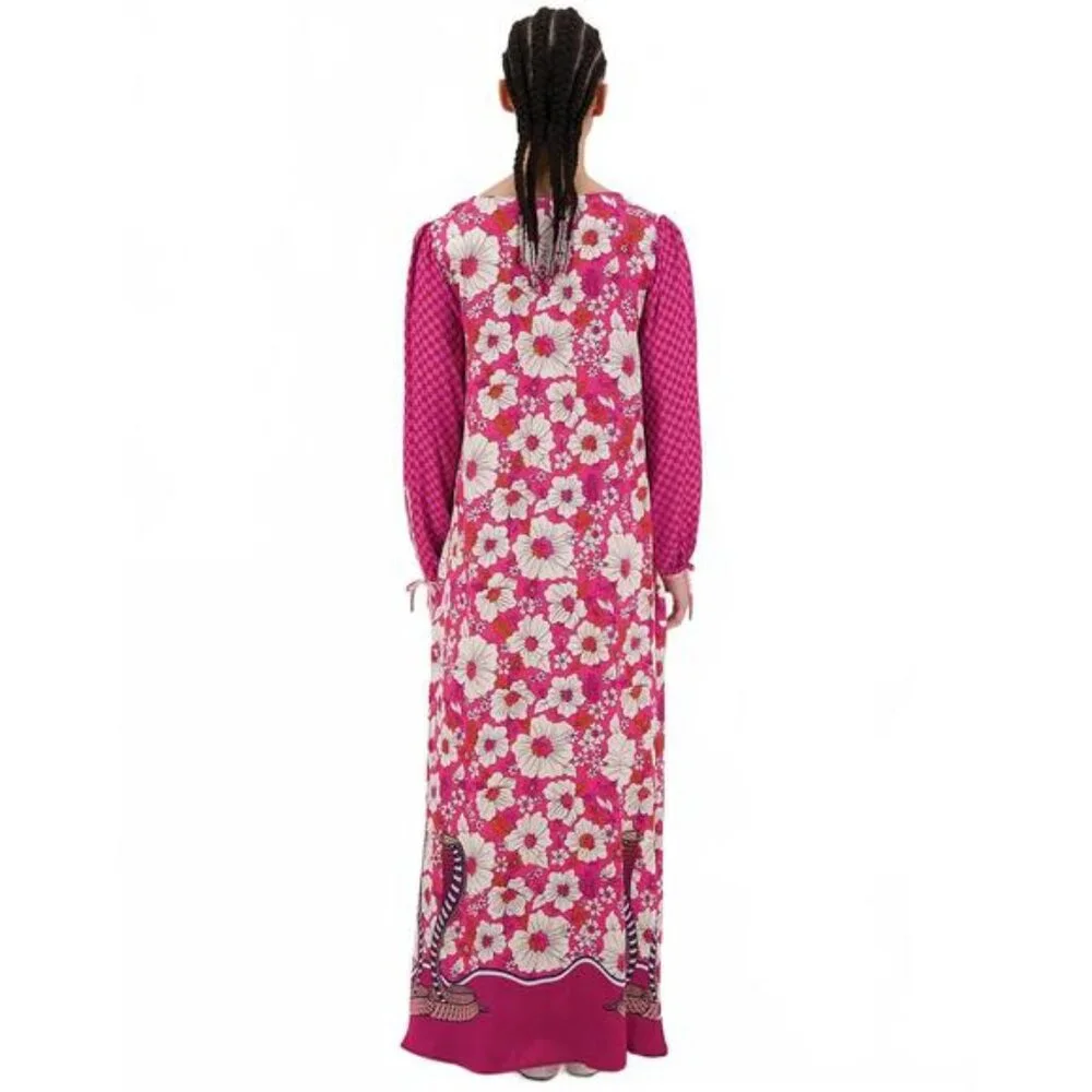 ME369 Polette Dress Twisted Love Print Maxi Dress NWT - Size XS/S - Picture 2 of 2